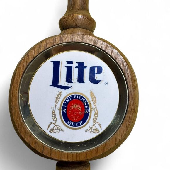VTG Miller Lite Beer Tap Handle Fine Pilsner Breweriana Barware - Picture 4 of 8